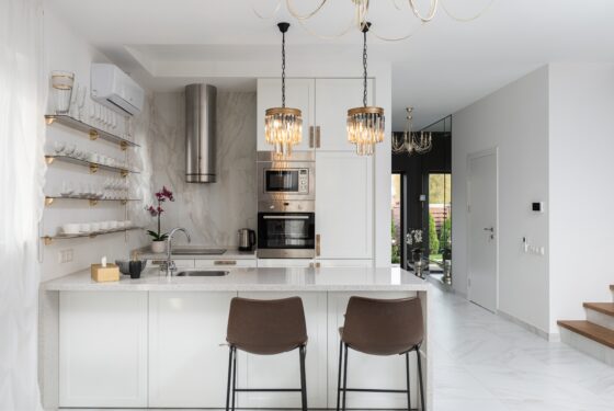 How To Make a Rental Property Feel Like Home - clean the kitchen
