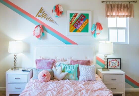 easy DIY tips kids room on a budget