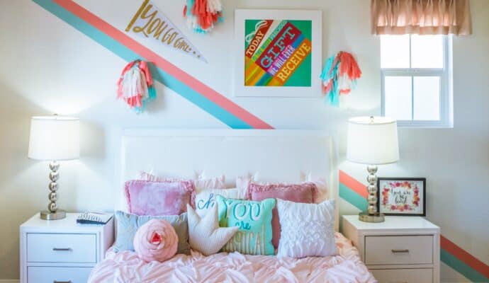 easy DIY tips kids room on a budget