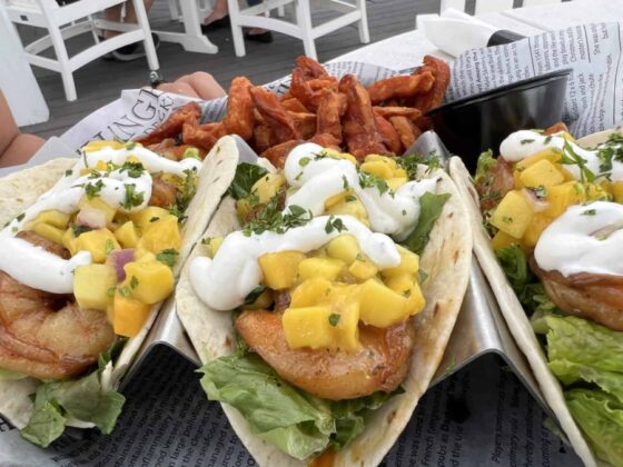 kingsmill resort williamsburg -dining james landing grill fish tacos