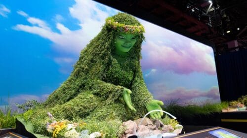 New at Disney World 2023 - te fiti in new Moana attraction at Epcot