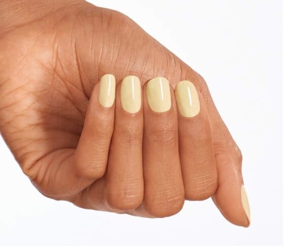 Spring 2023 Nail Colors - butter yellow