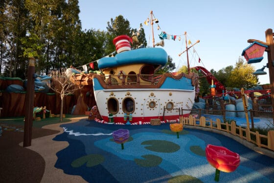 Donald’s Duck Pond in Disneyland Toontown