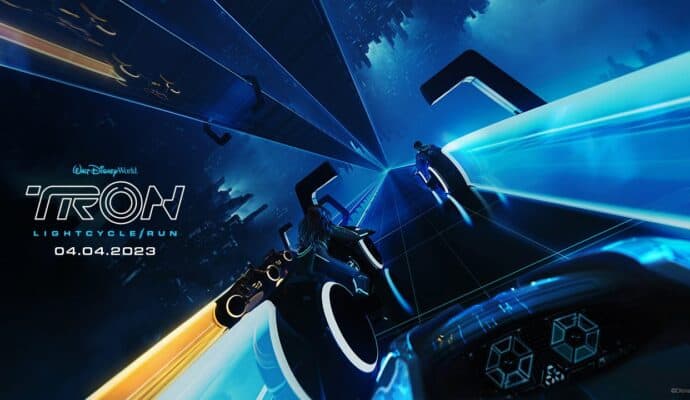On April 4, guests will enter the Grid and climb aboard their very own lightcycles on TRON Lightcycle / Run, one of the fastest coasters in any Disney park. As part of Team Blue, guests compete against fierce Team Orange to be the first to race through eight Energy Gates in a dark, computerized world.