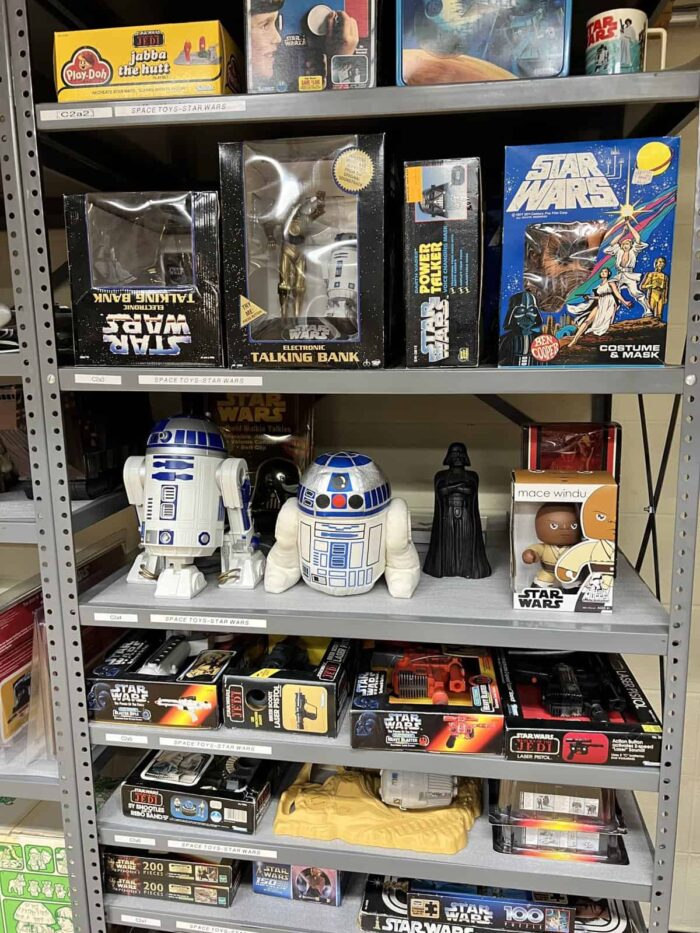 Vintage Fun in Indianapolis - vintage star wars toys in Children's museum of indianapolis