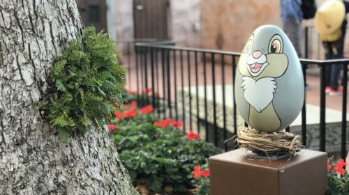Thumper Easter Egg at Epcot - Easter at Disney World