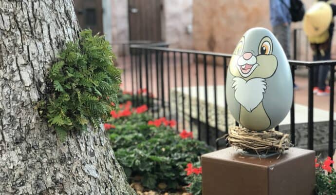 10 Surprising Ways to Celebrate Easter at Disney World 1 Thumper Easter Egg at Epcot - Easter at Disney World