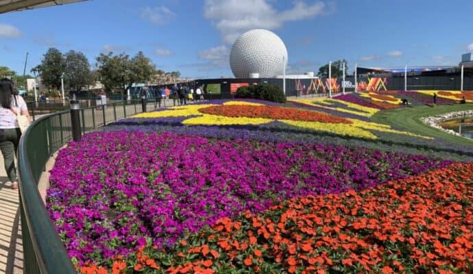 10 Surprising Ways to Celebrate Easter at Disney World 2 easter disney world flowers at epcot