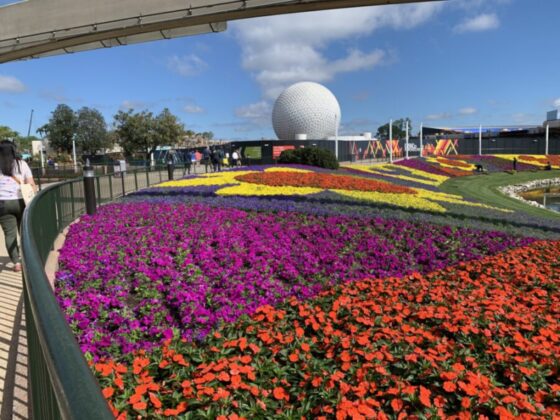 easter disney world flowers at epcot