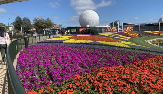 easter disney world flowers at epcot