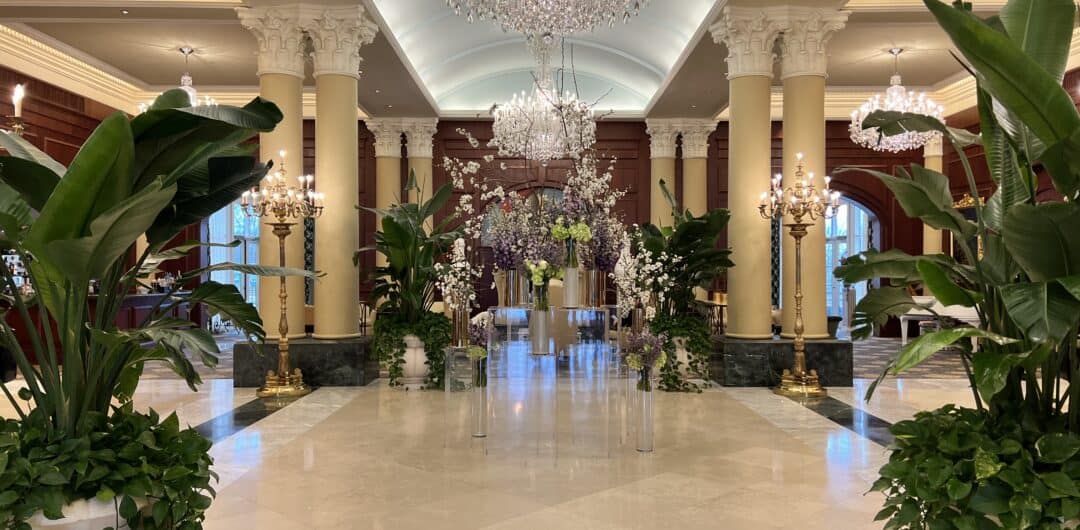 how to splurge at Nemacolin - gorgeous lobby