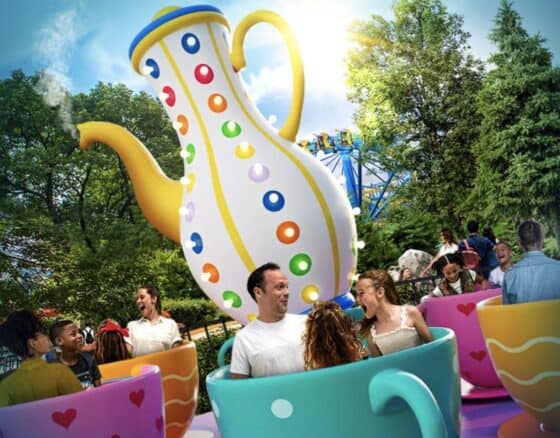 Topsy Turvy Tea Party at Dutch Wonderland. 