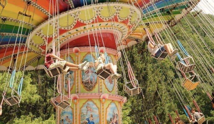 Italian Trapeze at knoebels Amusement Park