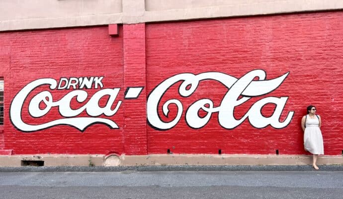 Cartersville Girls Getaway - first coca-cola billboard
