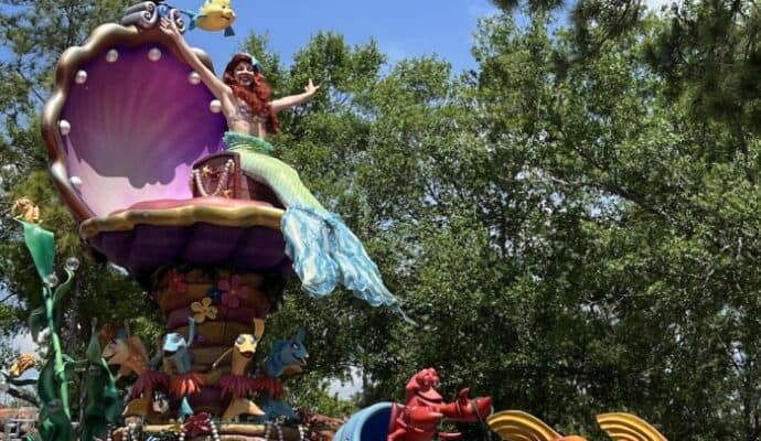 Disney World Off-Season - festival of fantasy parade ariel