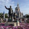 Disney World Off-Season - friends statue on magic kingdom