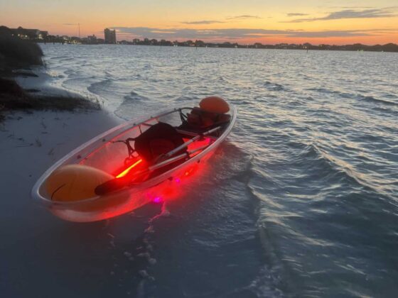 Fun Things to Do on a Pensacola Girls Getaway - glow paddle