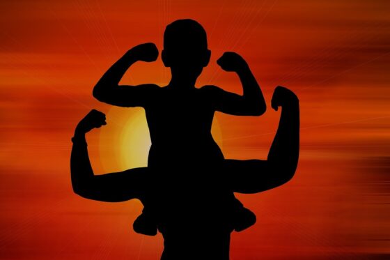 Making Your Child Feel Happy and Secure During a Divorce - child with father at sunset