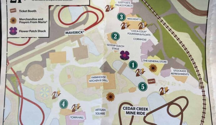 cedar point frontier festival 2023 - food booth map