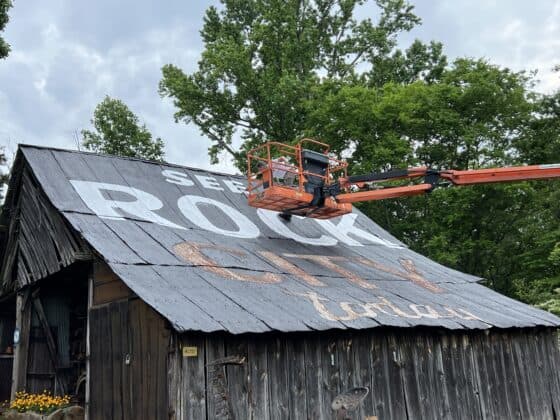 see rock city barns 90th anniversary - repainting
