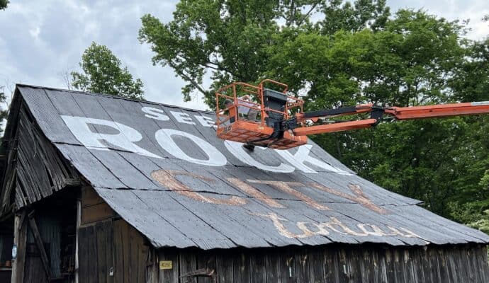 see rock city barns 90th anniversary - repainting