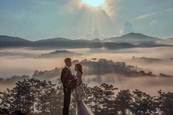 Non-Traditional Wedding Venues for Nature Lovers - mountaintop wedding