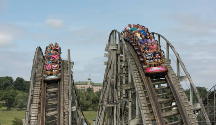 best thrill rides at hersheypark - lightning racer