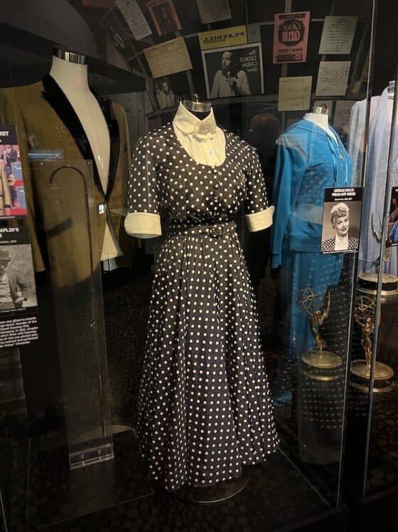 national comedy center - lucille ball's polka dot dress