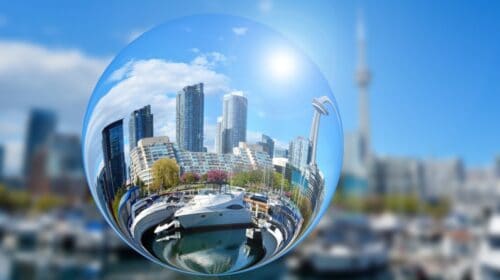 20 best things to do in Ontario canada - CN tower in a bubble