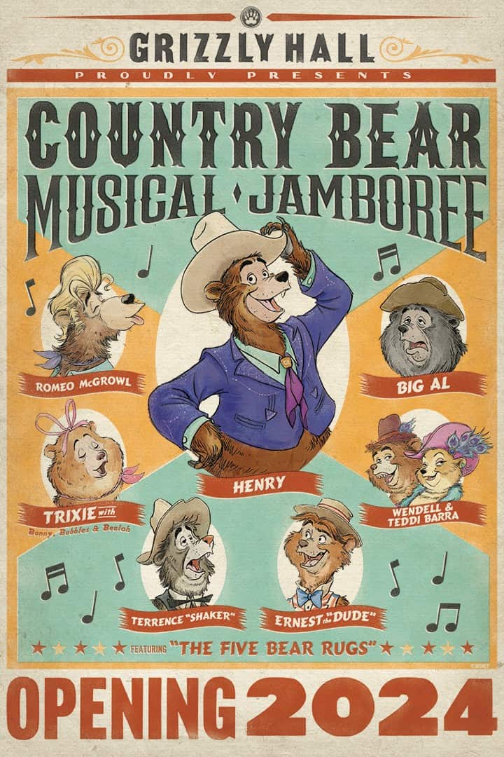 things coming to disney world in 2023 and beyond - Country Bear