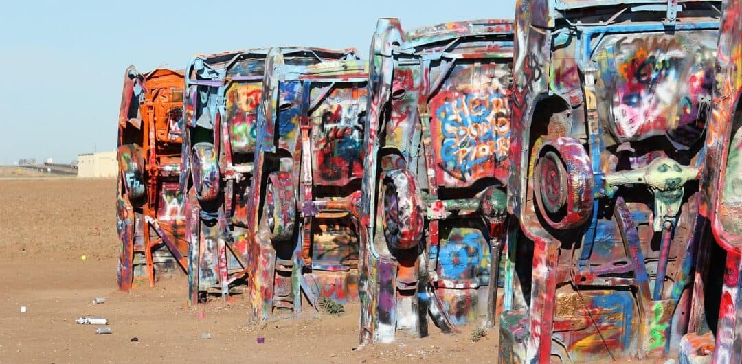 Most Visited Roadside Attractions - cadillac ranch
