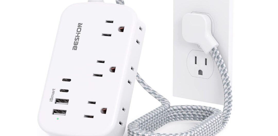 Travel essentials for 2024 - extension cord and power strip