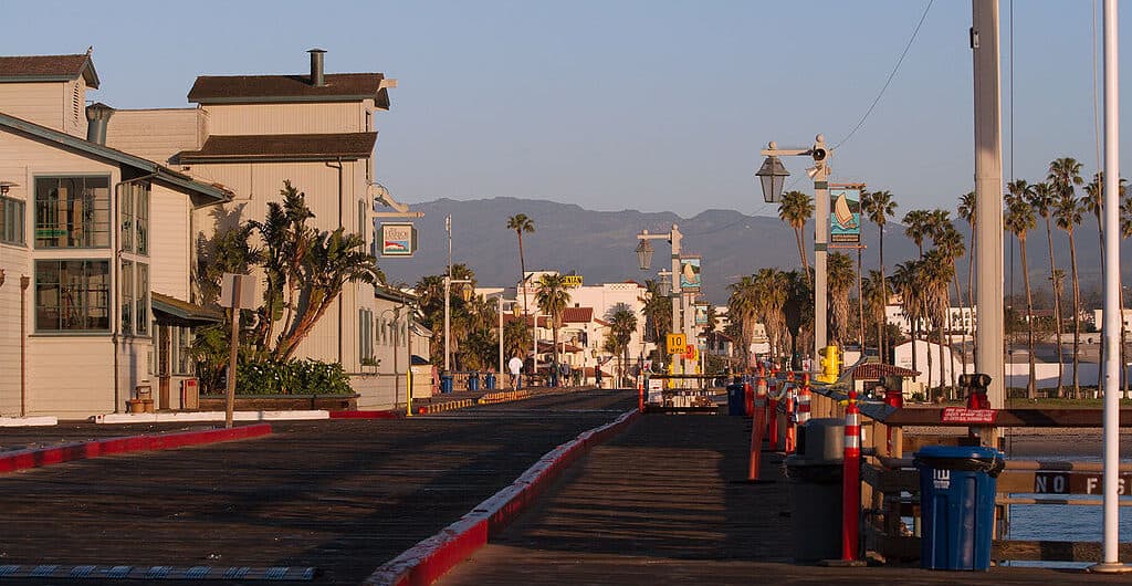 American cities most like Europe - Santa Barbara California Stearns Wharf