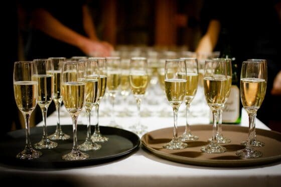 Champagne Swaps Worth Toasting - champagne glasses filled