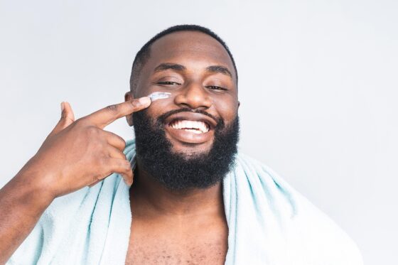 Guide to Skincare Routines for Every Skin Type - man cleaning face