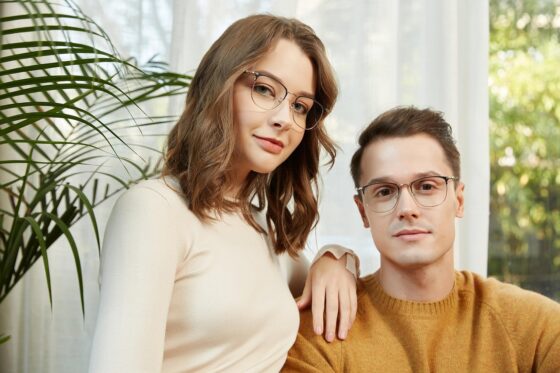 Top Tips to Choose New Glasses - couple with glasses