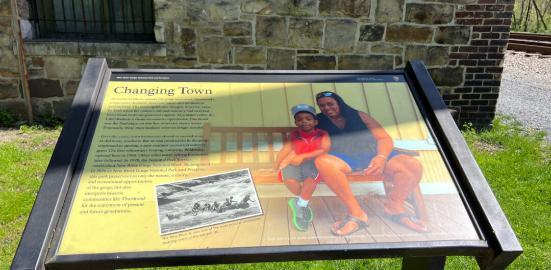 Thurmond: Southern West Virginia's Fascinating Ghost Town 2 thurmond west virginia ghost town - information sign