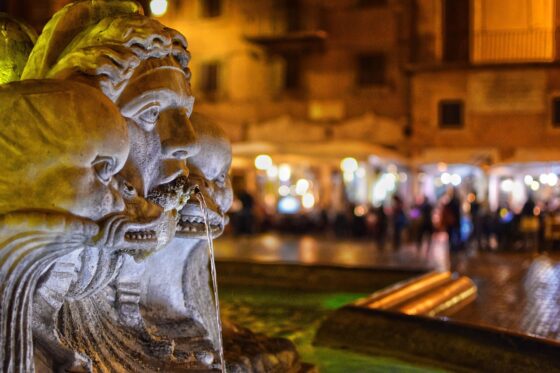 Best Cities for Horror Movie Fans to Visit - rome italy fountain
