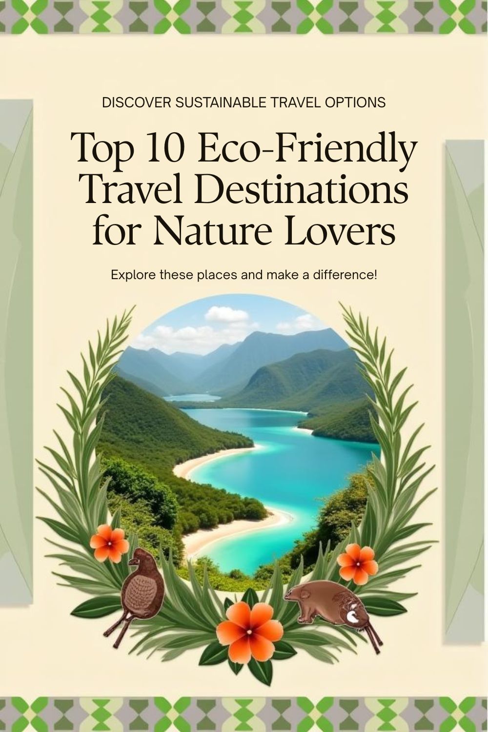 From Costa Rica to Palau, here are the top 10 eco-friendly places to visit across the world. #ecofriendly #travel #naturelover