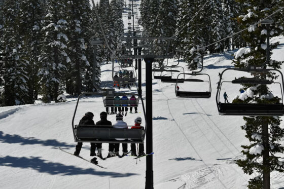 6 Perfect Table Games for a Ski Trip - ski lift with snow
