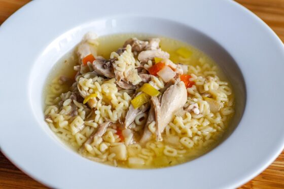 Beyond Chicken Noodle Reinventing the Classic Soup with Global Flavors - Chicken Alphabet Soup