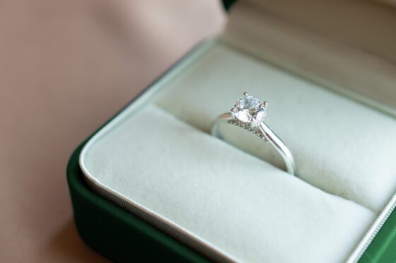 Brilliant Earth vs. GOODSTONE 7 Surprises You'll Only Notice Up Close - Engagement Ring in Box