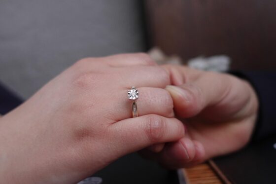 Brilliant Earth vs. GOODSTONE 7 Surprises You'll Only Notice Up Close - Hands With Engagement Ring