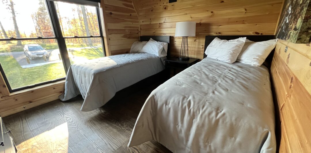 Coopers Rock Stargazing Cabins: A Luxurious New Way to Experience the West Virginia Night Sky 6 Coopers Rock Stargazing Cabins - upstairs bedroom