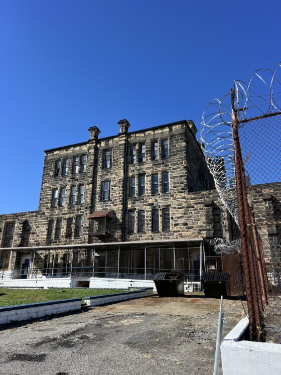 west virginia paranormal trail - wv penitentiary exterior