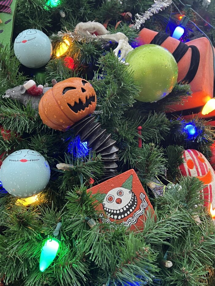 Disney Springs Christmas Tree Stroll: A Festive Free Experience at Walt Disney World 2 Disney Springs Christmas Tree Stroll - nightmare before christmas