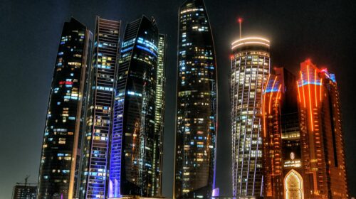 Why Abu Dhabi Should Be Your Next Big Adventure - Abu Dhabi Skyscrapers at Night