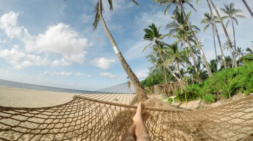 Why You Sometimes Need to Take a Break on Holiday - Relaxing on a Hammock