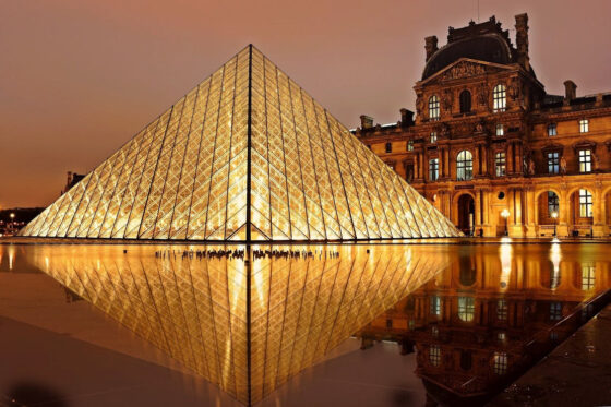 Honest Review of Luxury France Tours 2025 - The Louvre at Night