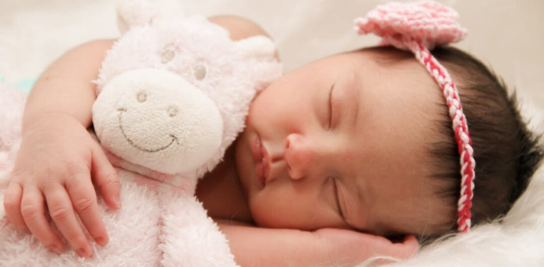 8 Ways of Helping Baby Sleep Longer - Baby Sleeping With Stuffed Animal